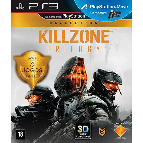 Killzone Trilogia - Coleção Killzone 1 + Killzone 2 + Killzone 3 + Bônus Exclusivo - PS3