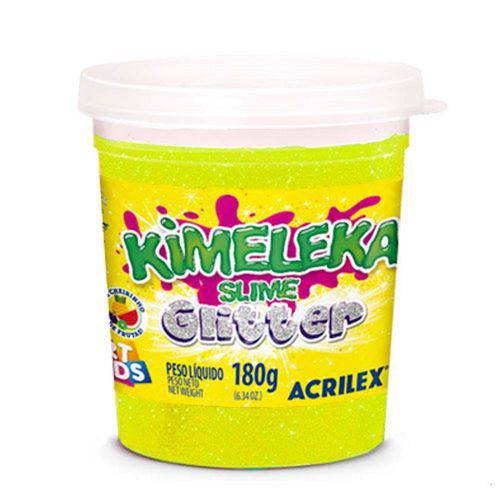 Kimeleka Glitter Amarelo 180g Art Kids - Acrilex
