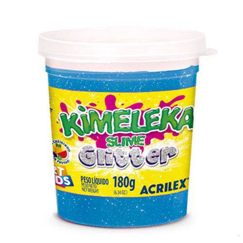 Kimeleka Glitter Azul 180g Art Kids - Acrilex