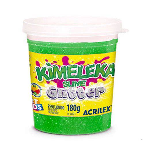 Kimeleka Glitter Verde 180g Art Kids - Acrilex