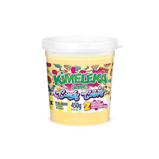Kimeleka Slime Candy Colors Amarelo Bebe 450g 58150 Acrilex