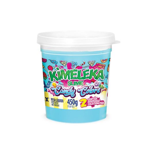 Kimeleka Slime Candy Colors Azul Bebe 450g 58150 Acrilex