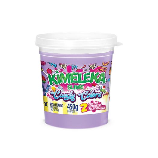Kimeleka Slime Candy Colors Lilás Bebe 450g 58150 Acrilex