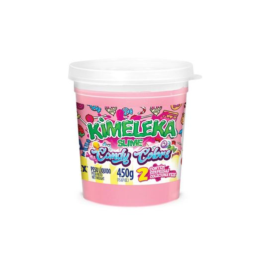 Kimeleka Slime Candy Colors Rosa Bebe 450g 58150 Acrilex