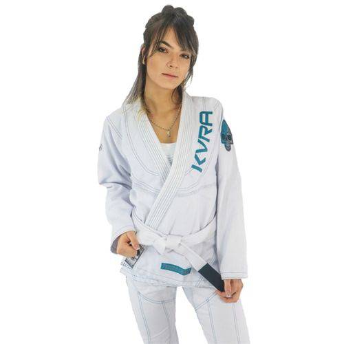 Kimono Jiu Jitsu Feminino Shadow - KVRA - Branco