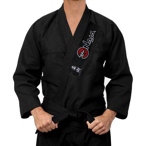 Kimono Jiu Jitsu - One - Trancado - Naja - Preto