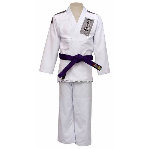 Kimono Jiu Jitsu - Trancado - Tradicional - Shiroi - Branco