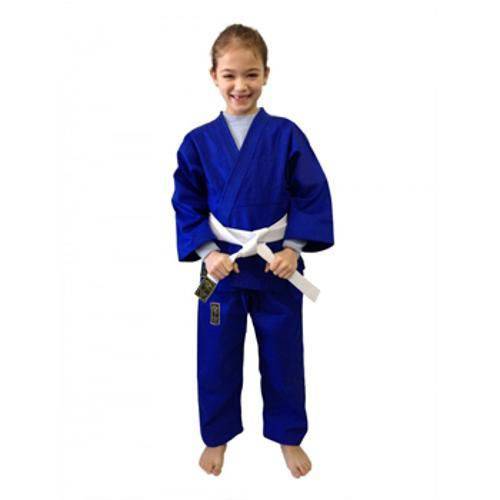Kimono Judo Gi / Jiu-jitsu - Reforçado- Infantil - Azul - Pretorian .
