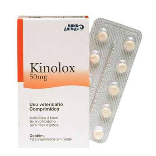 Kinolox 50mg - 10 Comprimidos