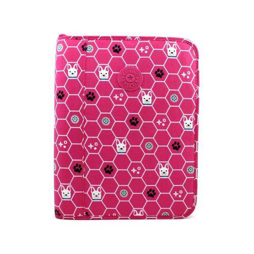 Kipling Fichário New Storer 1271567B Pink Dog Tile