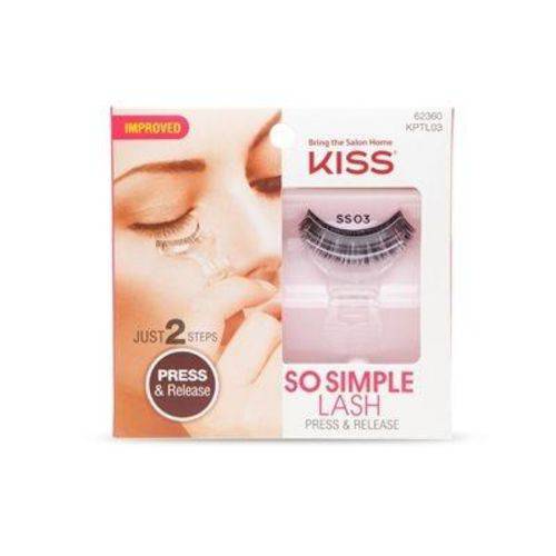 Kiss NY Cílios com Aplicador So Simple Lash - SS03 (KPTL03)