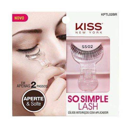 Kiss NY Cílios com Aplicador So Simple Lash - SS02 (KPTL02)