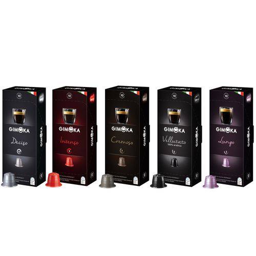 Kit 100 Cápsulas de Café Compativel Nespresso - Gimoka