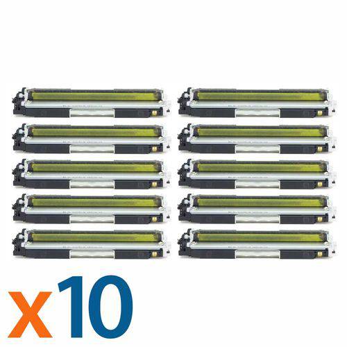 Kit 10 Toners para HP CP1025 | M175NW | CE312A | 126A Yellow Compatível