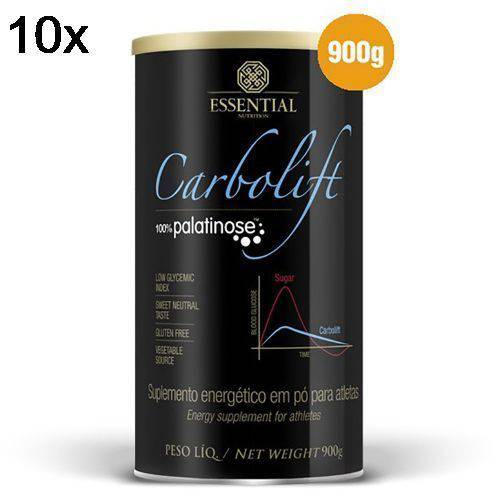 Kit 10X Carbolift 100% Palatinose - 900g - Essential Nutrition