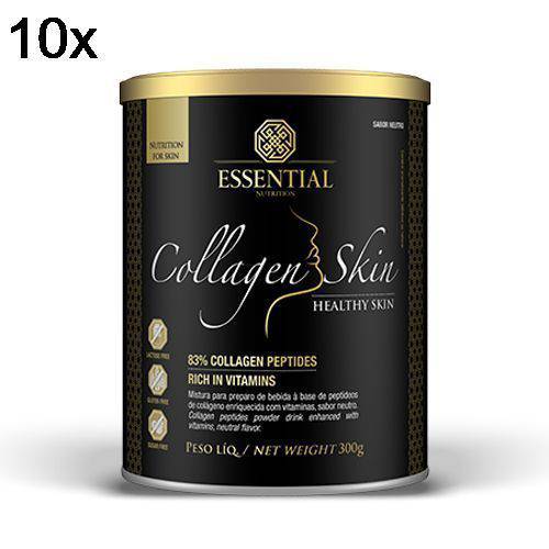 Kit 10X Collagen Skin - 300g Neutro - Essential Nutrition