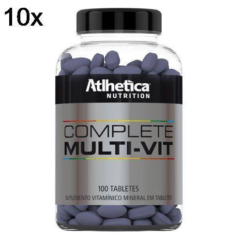 Kit 10X Complete Multi-Vit - 100 Tabletes - Atlhetica Nutrition