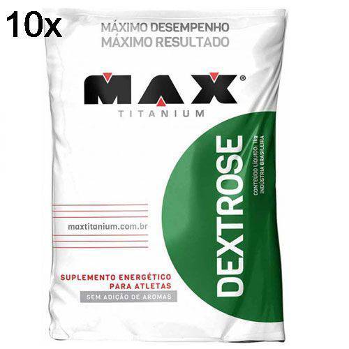 Kit 10X Dextrose - 1000g Natural - Max Titanium