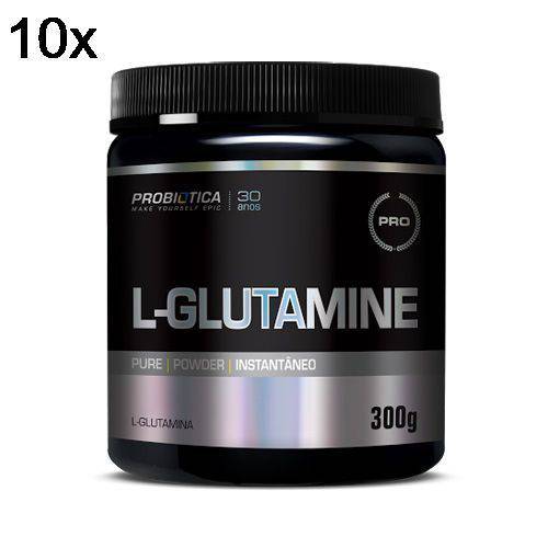 Kit 10X Glutamine Isolates - 300g - IntegralMédica