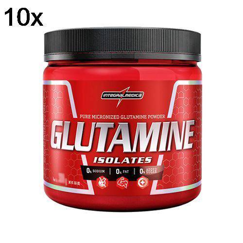 Kit 10X Glutamine Isolates - 150g - IntegralMédica