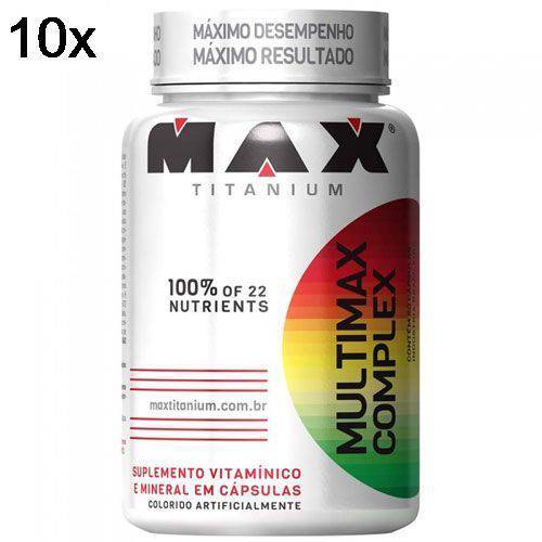 Kit 10X Multimax Complex - 90 Cápsulas - Max Titanium