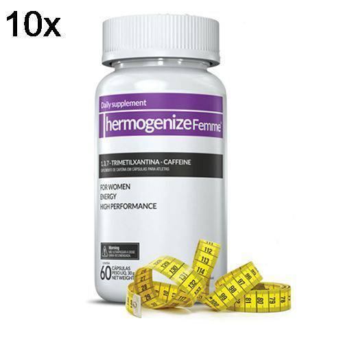 Kit 10X Thermogenize Femme - 60 Cápsulas - Inove Nutrition