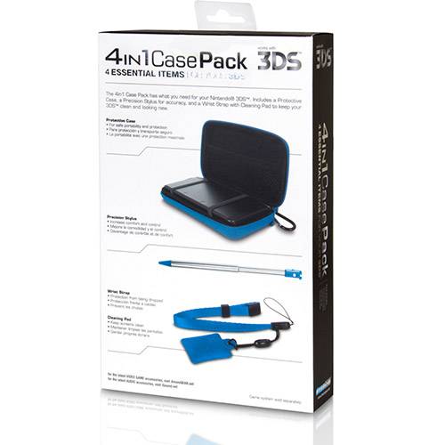 Kit 4 Acessórios Azul DG3DS4214 - 3DS
