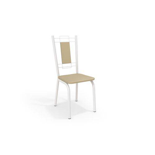 Kit 4 Cadeiras Florença Branco Fosco Kappesberg 4C005 Nude