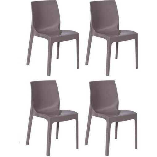 Kit 4 Cadeiras Ice Fendi OR Design