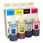 Kit 4 Tintas para Impressora Epson Bulk Ink L200 | L355 Cmyk 70ml Premium