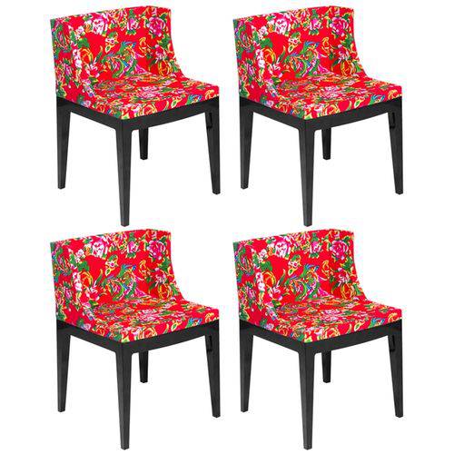 KIT - 4 X Cadeiras Christie - Floral Chinês