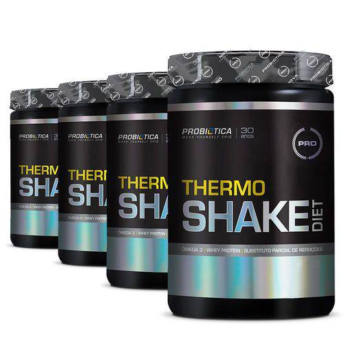 Kit 4x Thermo Shake Diet - Probiótica (400g) - Melhor Preço