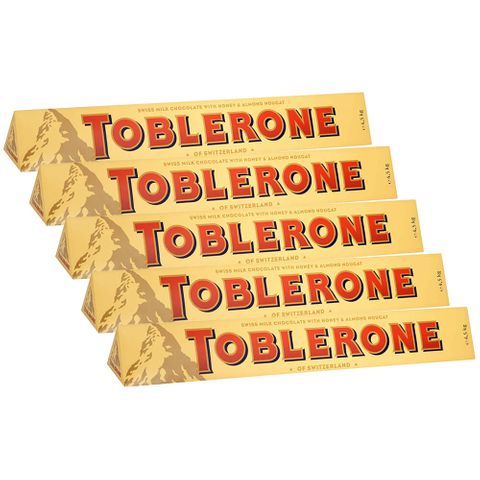 Kit 5 Chocolates Toblerone 100g - Mondelez