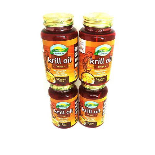 Kit 5 Krill Oil Omega3 60 Caps Softgel Nutrigold 500mg