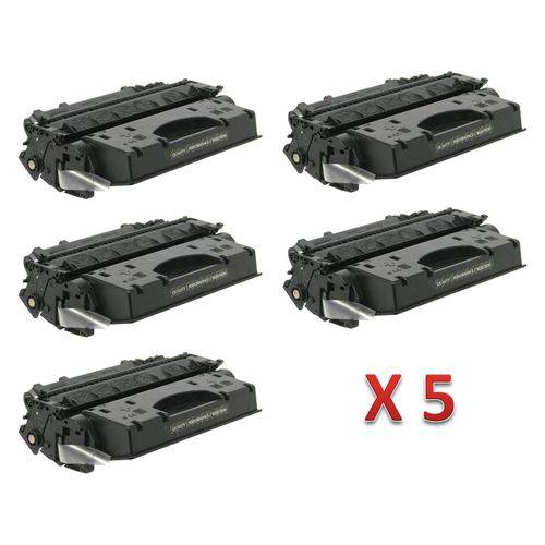 Kit 5 Toner Similares HP 05X CE505X Compativel HP LaserJet P2050 P2055 P2055D P2055DN P2055X