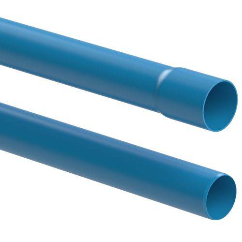 Kit 50 Tubos de PVC Azul Irrigação 50mm Pn 40 Cano de 6mts