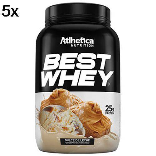 Kit 5X Best Whey - 900g Doce de Leite - Atlhetica Nutrition