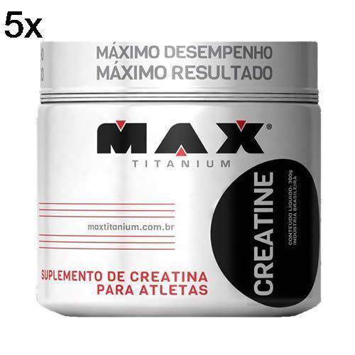 Kit 5X Creatine - 300g - Max Titanium