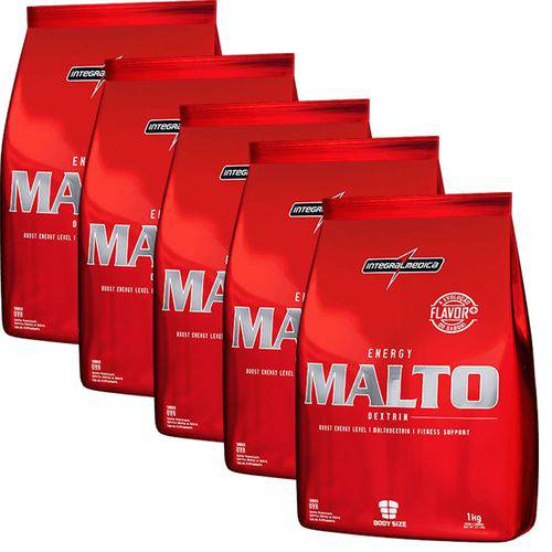 Kit 5x Energy Malto Dextrina 1kg Cada Integralmedica