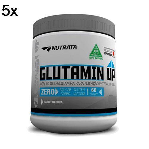 Kit 5X Glutamin UP - 150g - Nutrata