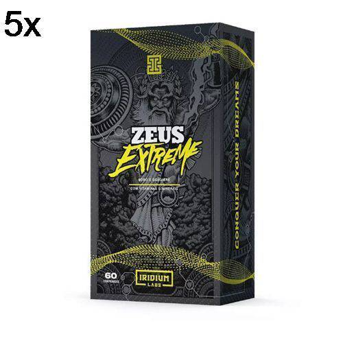 Kit 5X Zeus Extreme - 60 Comprimidos - Iridium