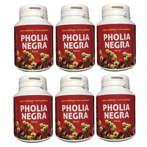 Kit 6 Pholia Negra - Natu Vitty - 60 Capsulas