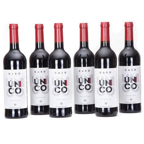 Kit 6 Unidades Vinho Português Tinto Seco Udaca Caso Único 750ml