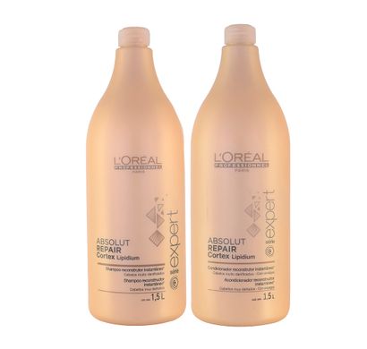 Kit Absolut Repair Cortex Shampoo 1,5L + Condicionador 1,5L - L'oréal Professionnel