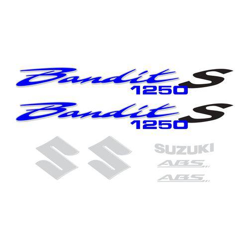 Kit Adesivo Refletivo Suzuki Bandit 1250s Azul