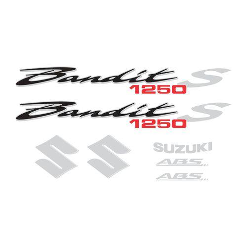 Kit Adesivo Refletivo Suzuki Bandit 1250s Preto
