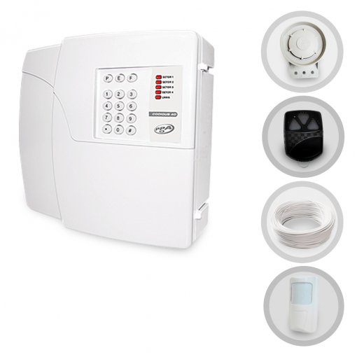 Kit Alarme Residencial e Comercial Sem Fio PPA com 1 Sensor e Discadora