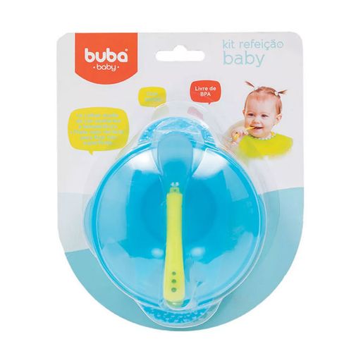 Kit Alimentação Baby Azul - Buba