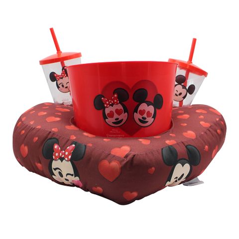 Kit Almofada Pipoca Emoji Mickey e Minnie