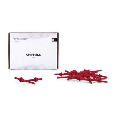 Kit Anti-Vibração P/ Ventoinhas - Noctua (pack com 20 Unidades) - NA-SAV2-RED Chromax.red - Vermel